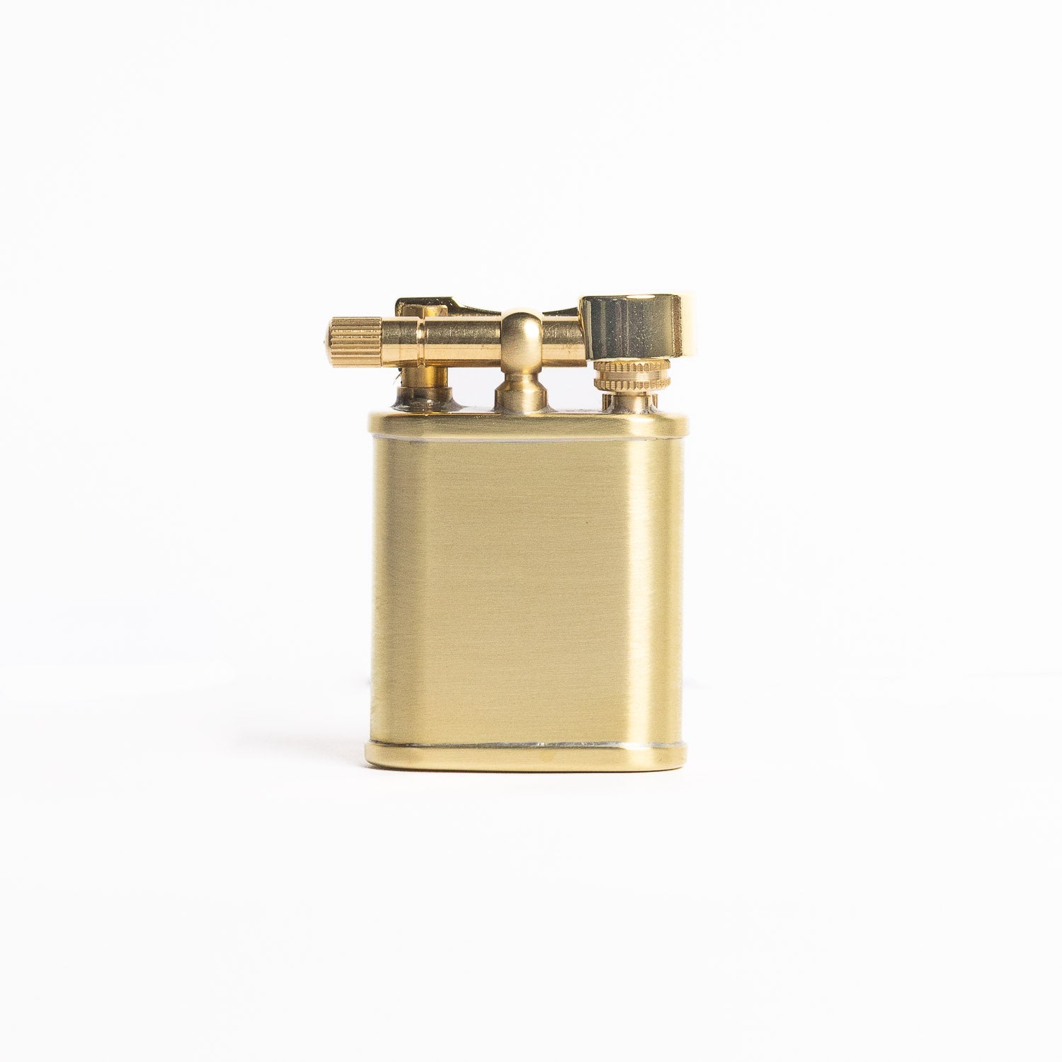 Tsubota Pearl NB Petrol Lighter - Brass - Lighter | Gladfellow