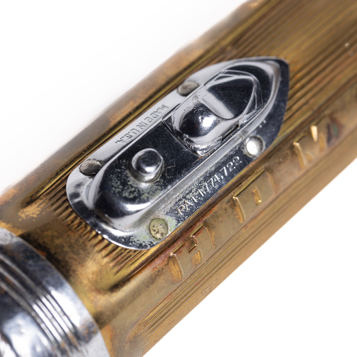 Vintage Homart Copper & Chrome Flashlight - Flashlight | Gladfellow