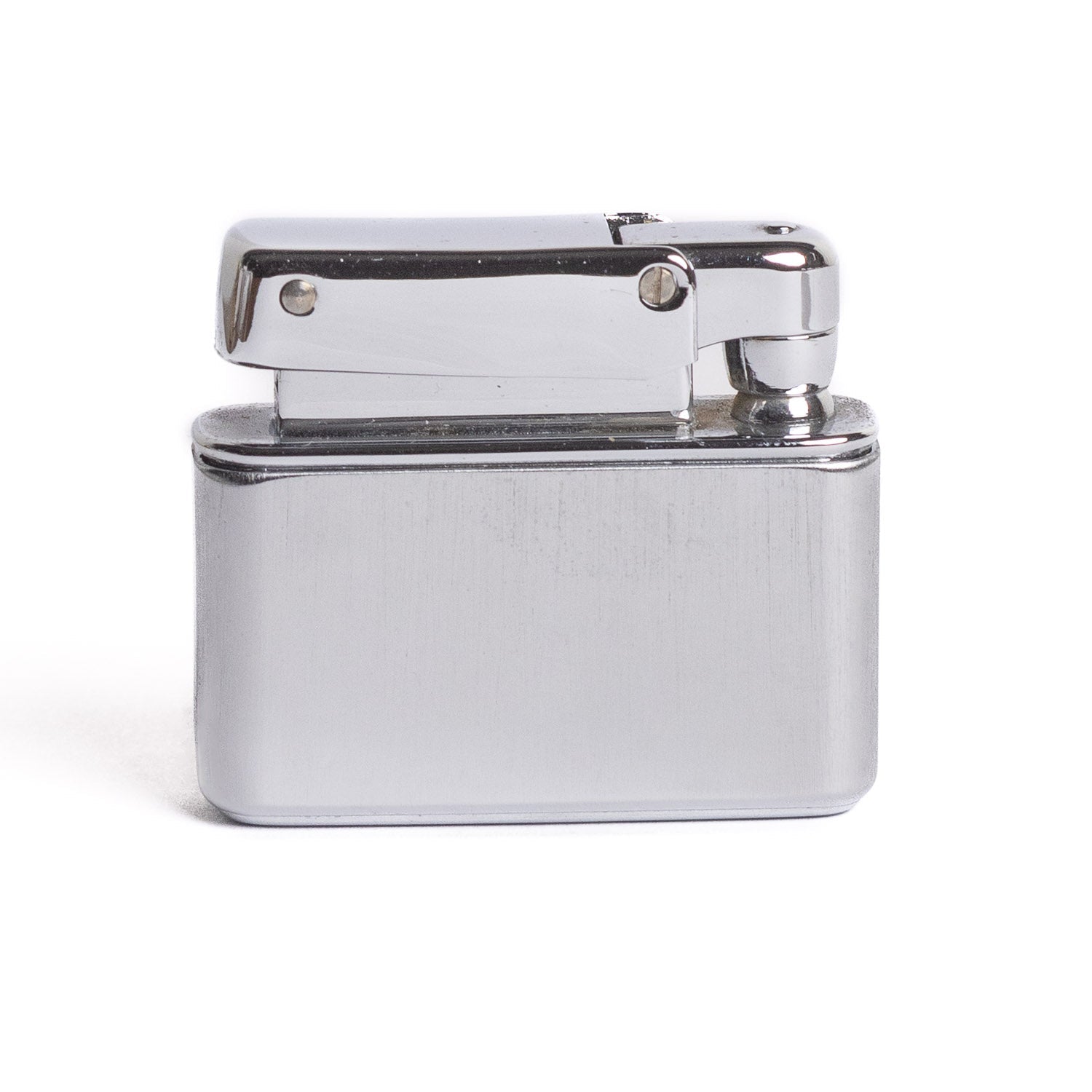 Vintage Kreisler Chrome Lighter - Double Heart Floral - Lighter | Gladfellow