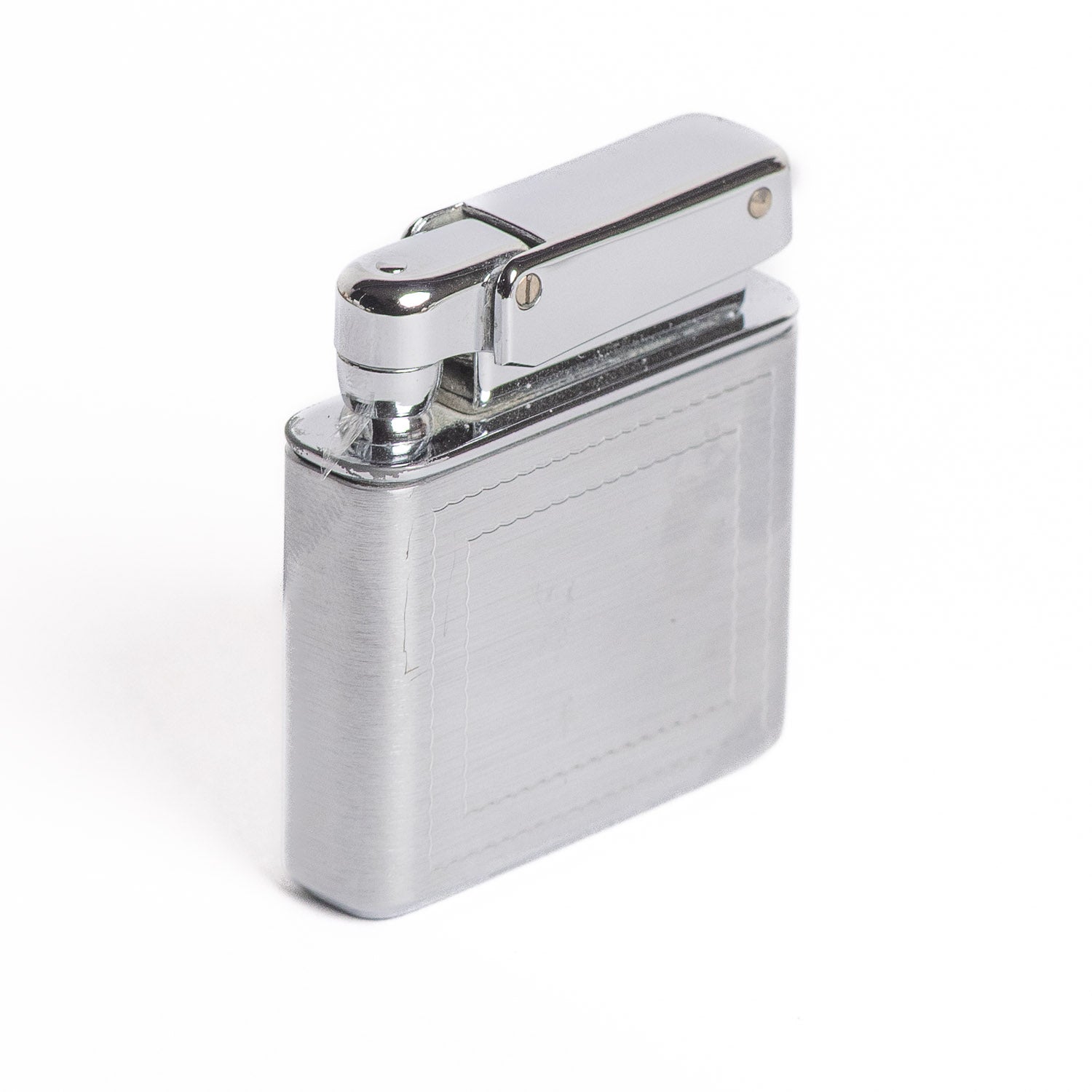 Vintage Kreisler Chrome Lighter with Double Wavy Frame - Lighter | Gladfellow
