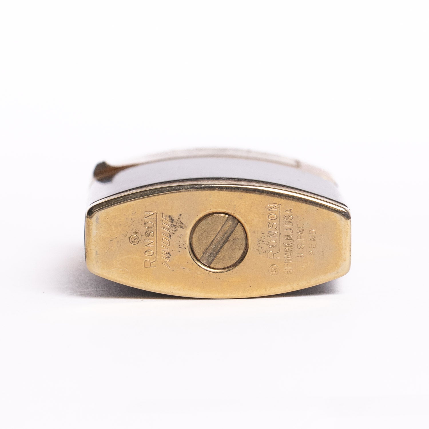 Vintage Ronson Windlite Lighter - Black & Gold - Lighter | Gladfellow