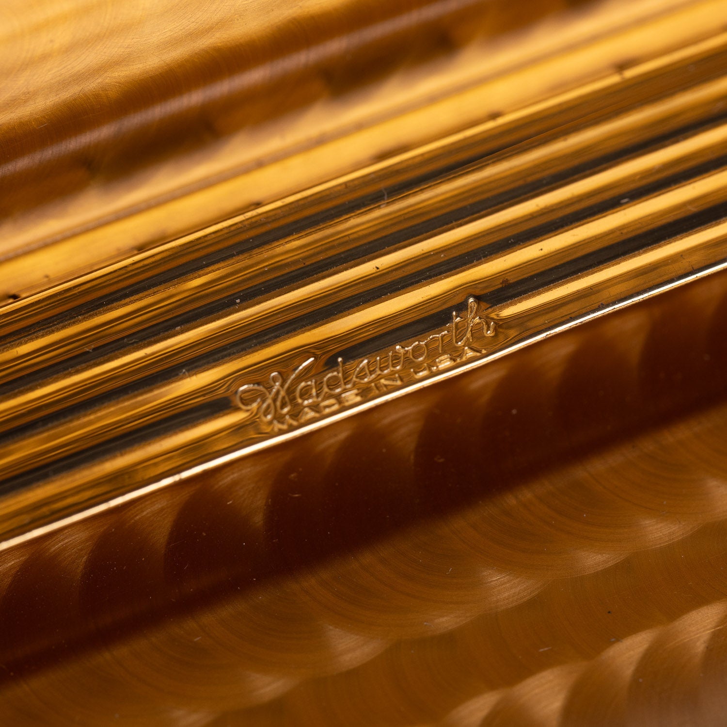 Vintage Wadsworth Cigarette Case – Floral Engraving - Cigarette Case | Gladfellow