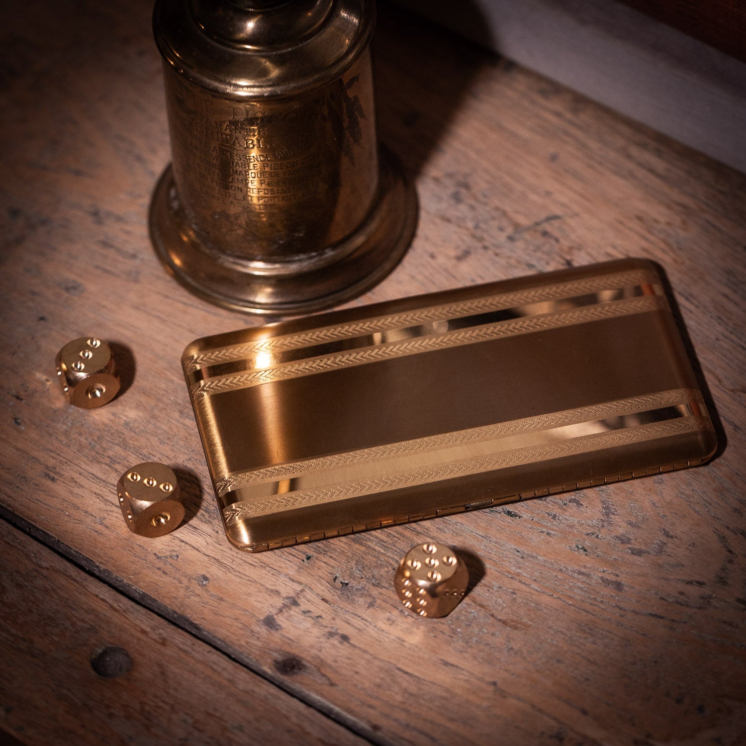 Vintage Wadsworth Cigarette Case - Striped - Cigarette Case | Gladfellow