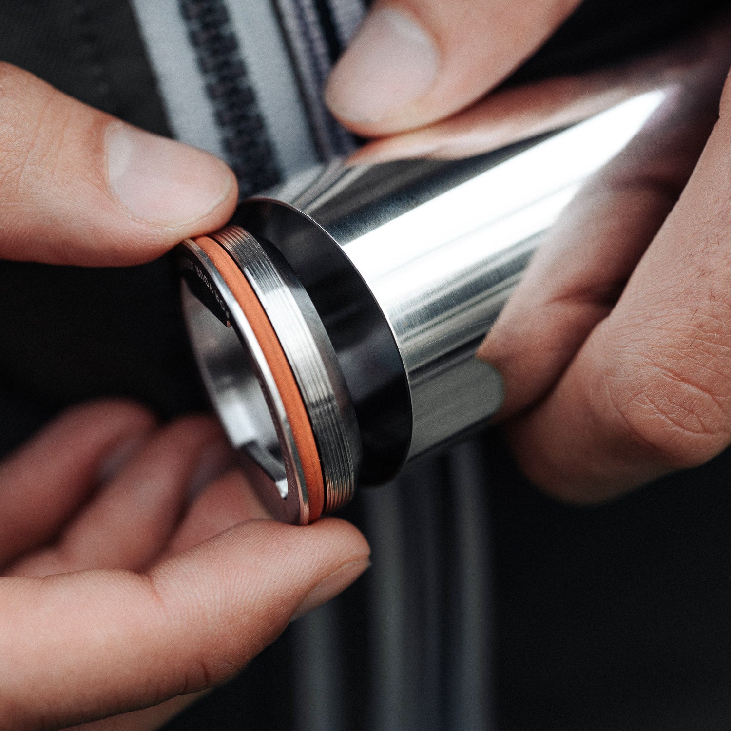 Wingback 100ml Hip Flask - Steel - Flask | Gladfellow