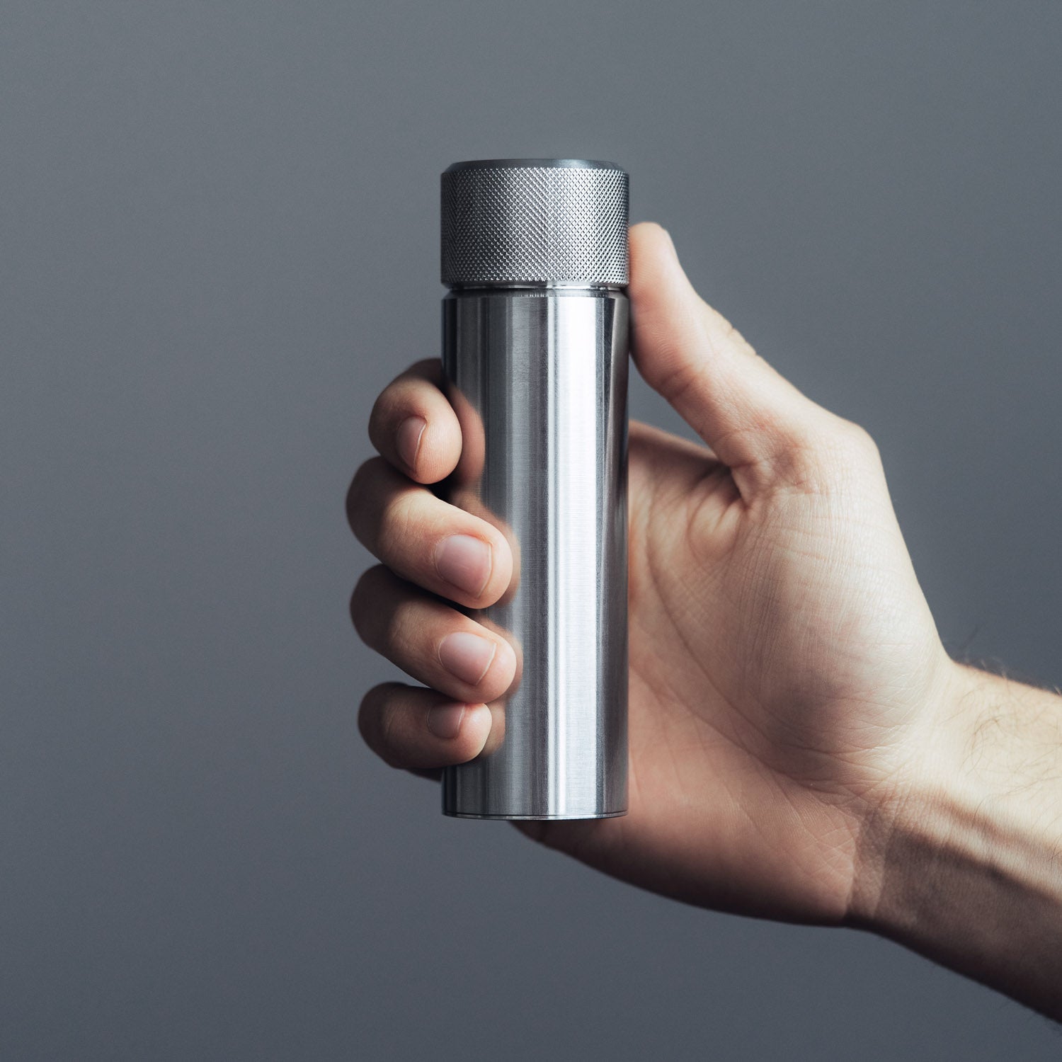 Wingback 100ml Hip Flask - Steel - Flask | Gladfellow