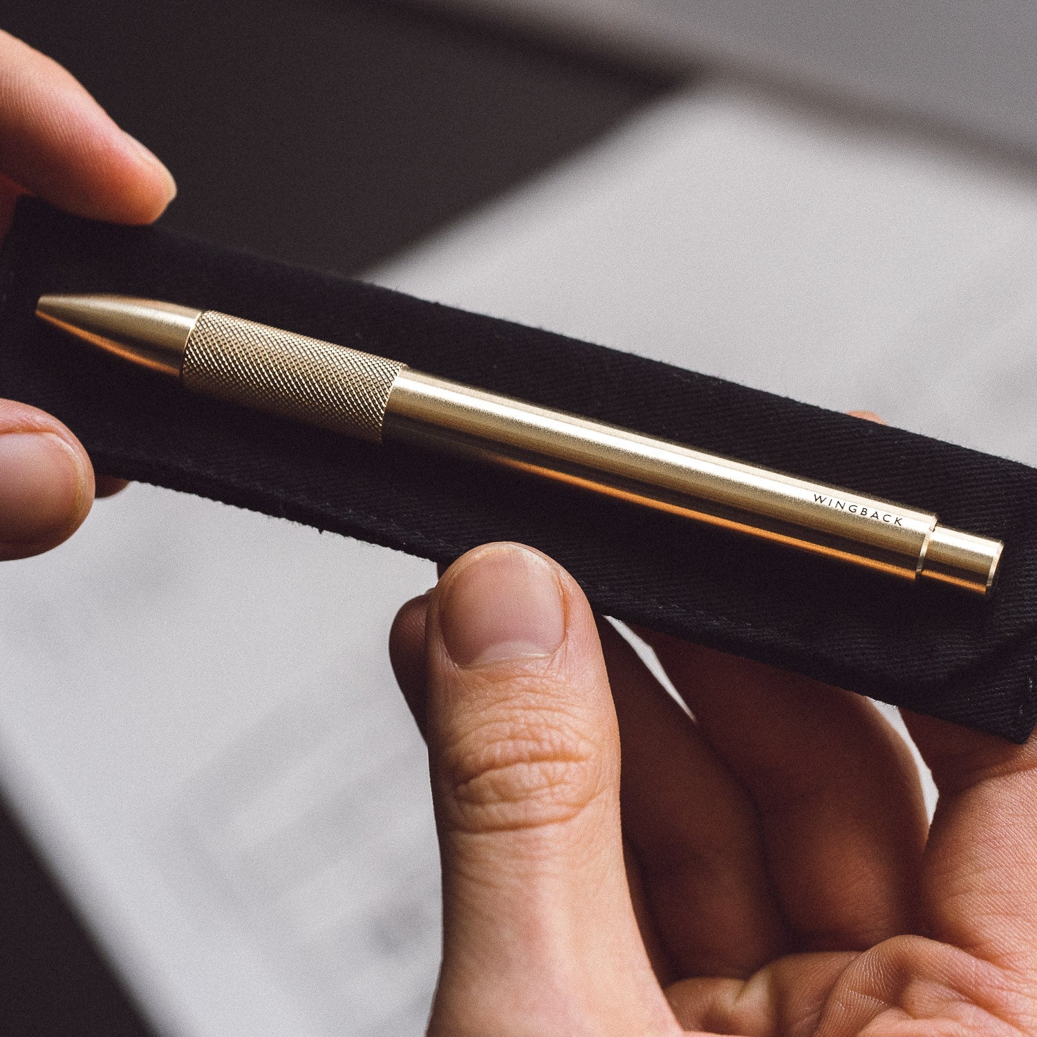 Wingback Mechanical Pencil - Brass - Mechanical Pencil | Gladfellow