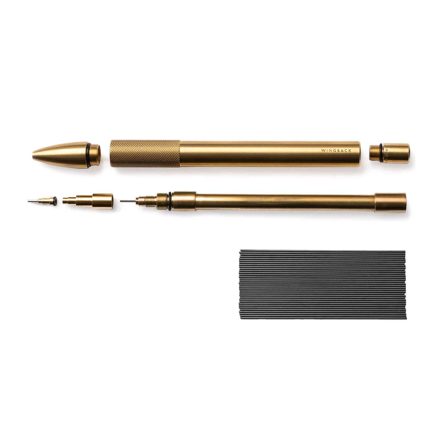 Wingback Mechanical Pencil - Brass - Mechanical Pencil | Gladfellow