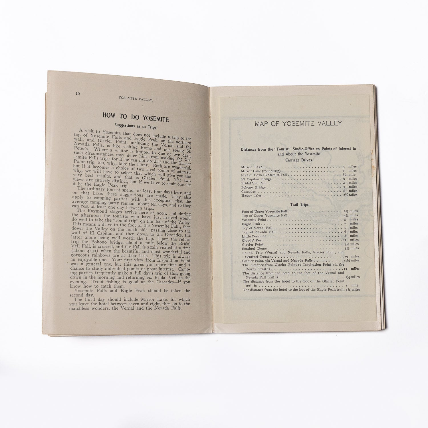 Yosemite Souvenir and Guide - 1902 - Vintage Books | Gladfellow