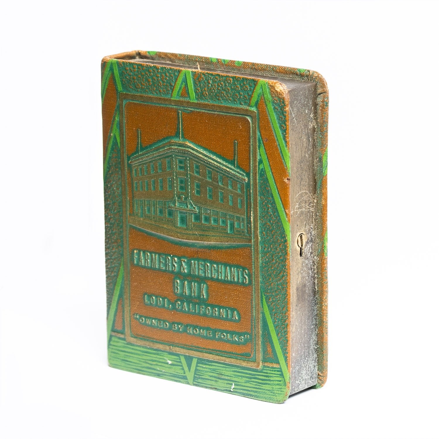 1923 Bankers Utilities Co Metal Coin Bank - Coin Bank | Gladfellow