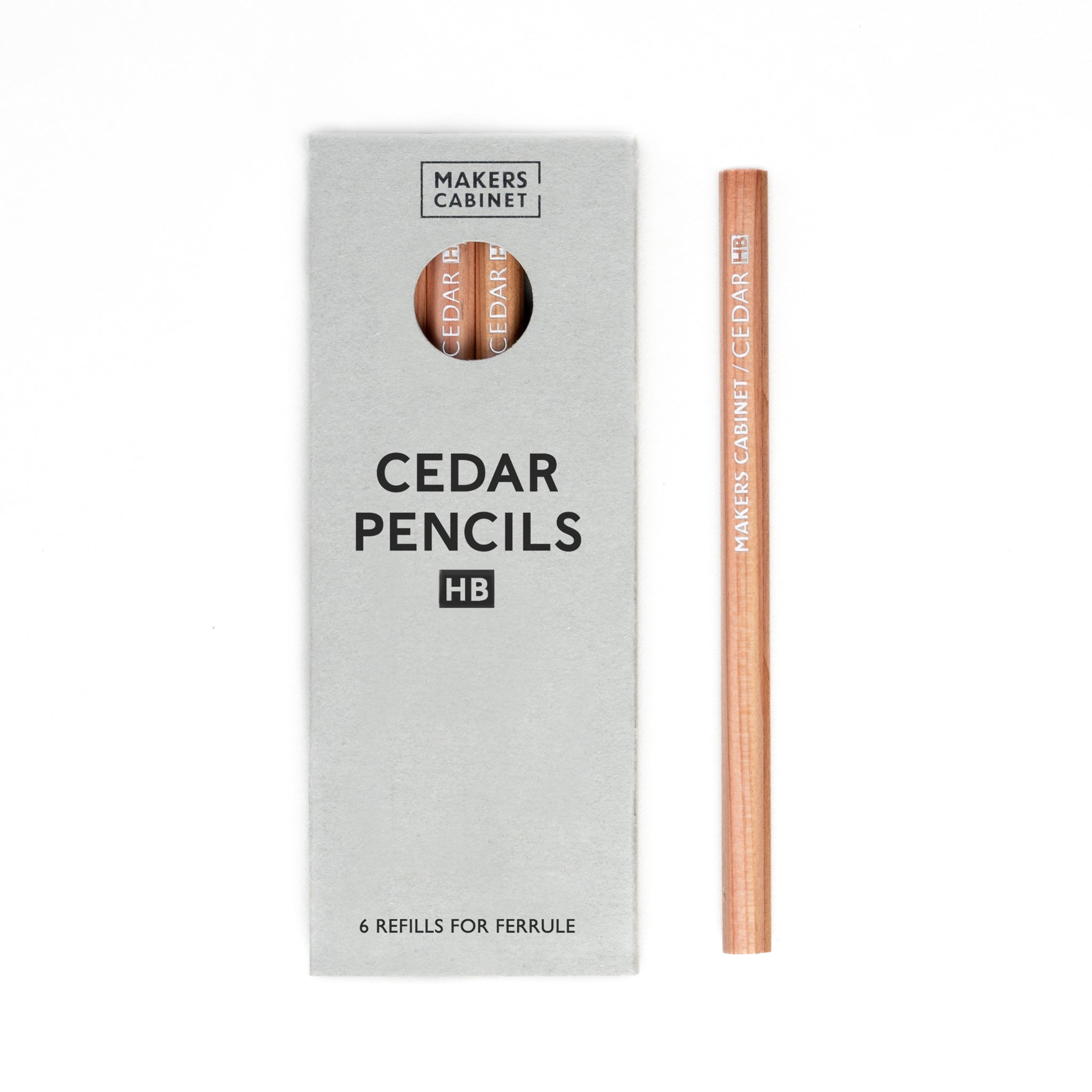 Cedar Pencils for Ferrule (HB) - Pencils | Gladfellow