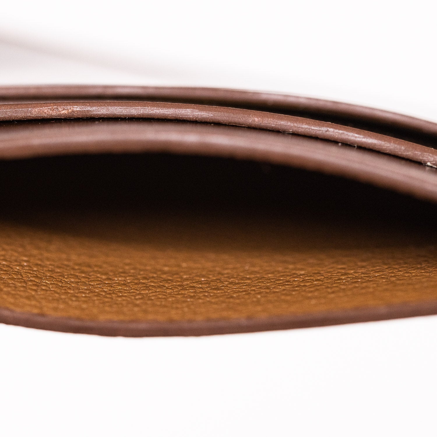 Shell Cordovan & Chèvre Card Wallet - Whiskey & Gold - Wallets | Gladfellow