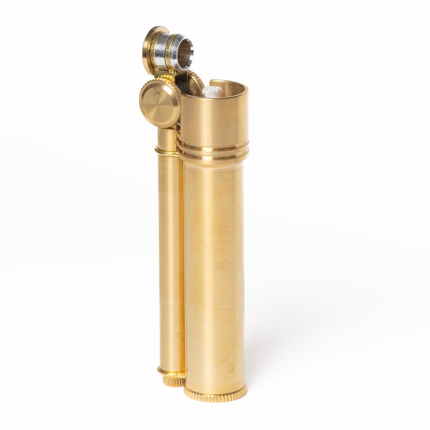 Tokyo Pipe Co Douglass Field L Lighter - Brass - Lighter | Gladfellow