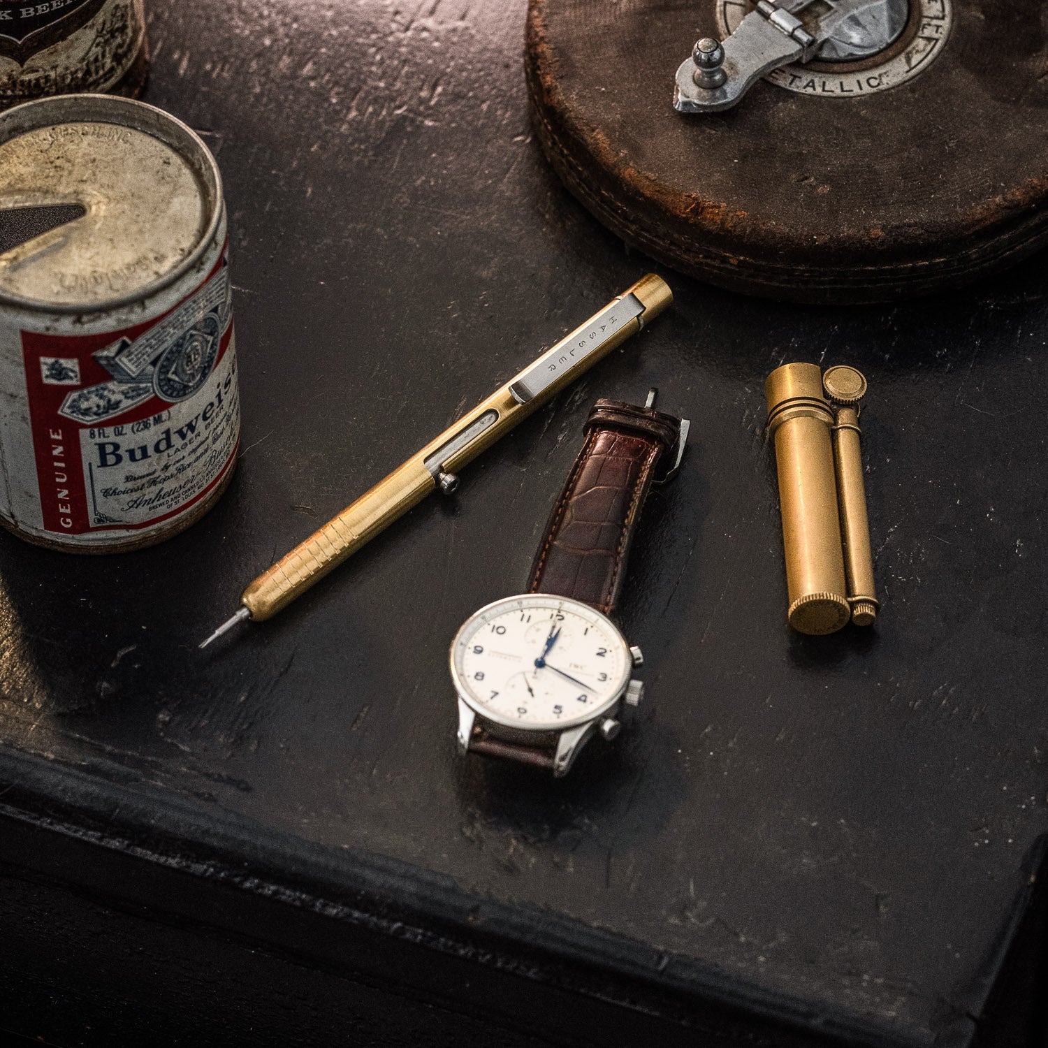 HASSLER INSTRUMENTS Bolt Action Spring Bar Tool - Brass - Gladfellow Edition - Spring Bar Tool | Gladfellow