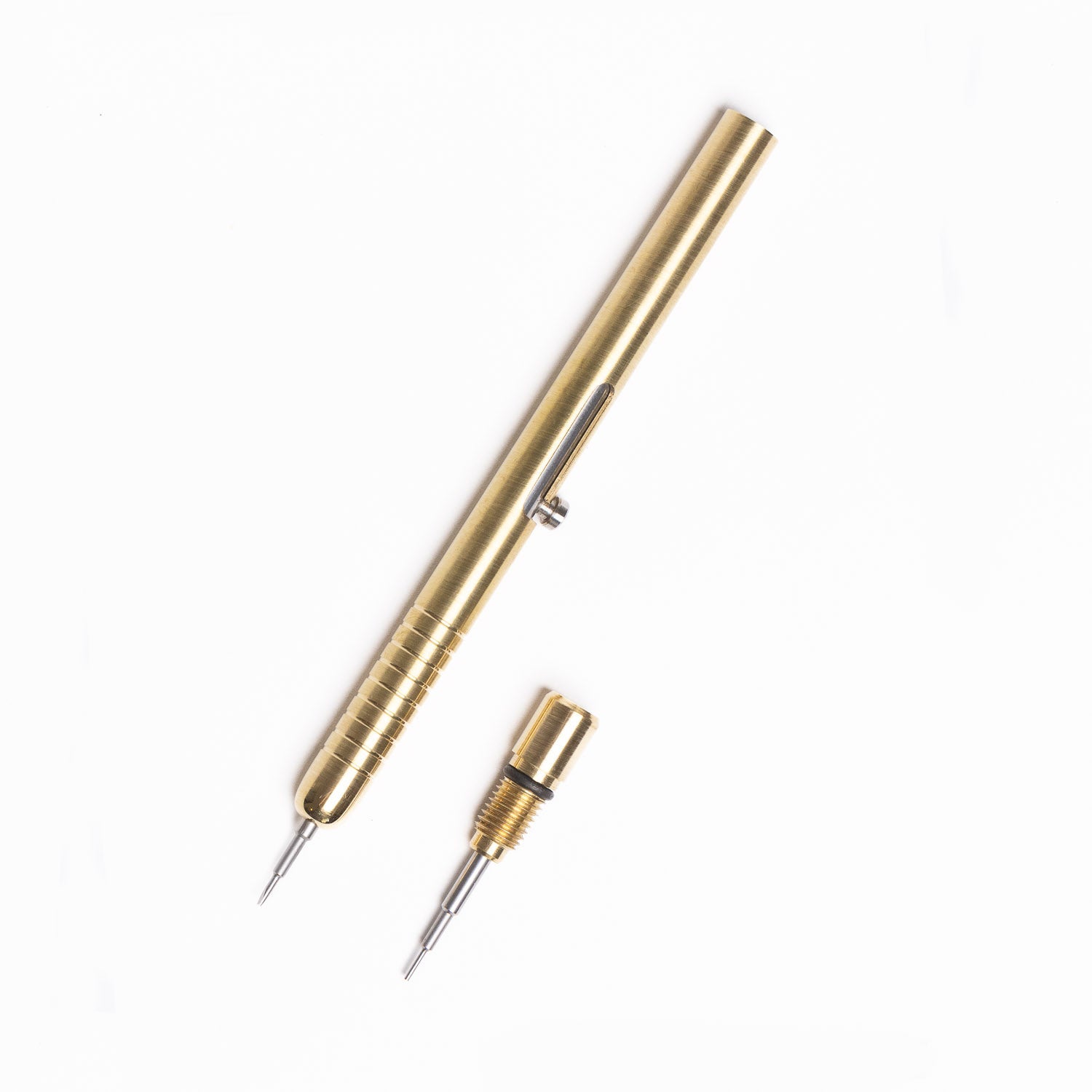 HASSLER INSTRUMENTS Bolt Action Spring Bar Tool - Brass - Gladfellow Edition - Spring Bar Tool | Gladfellow