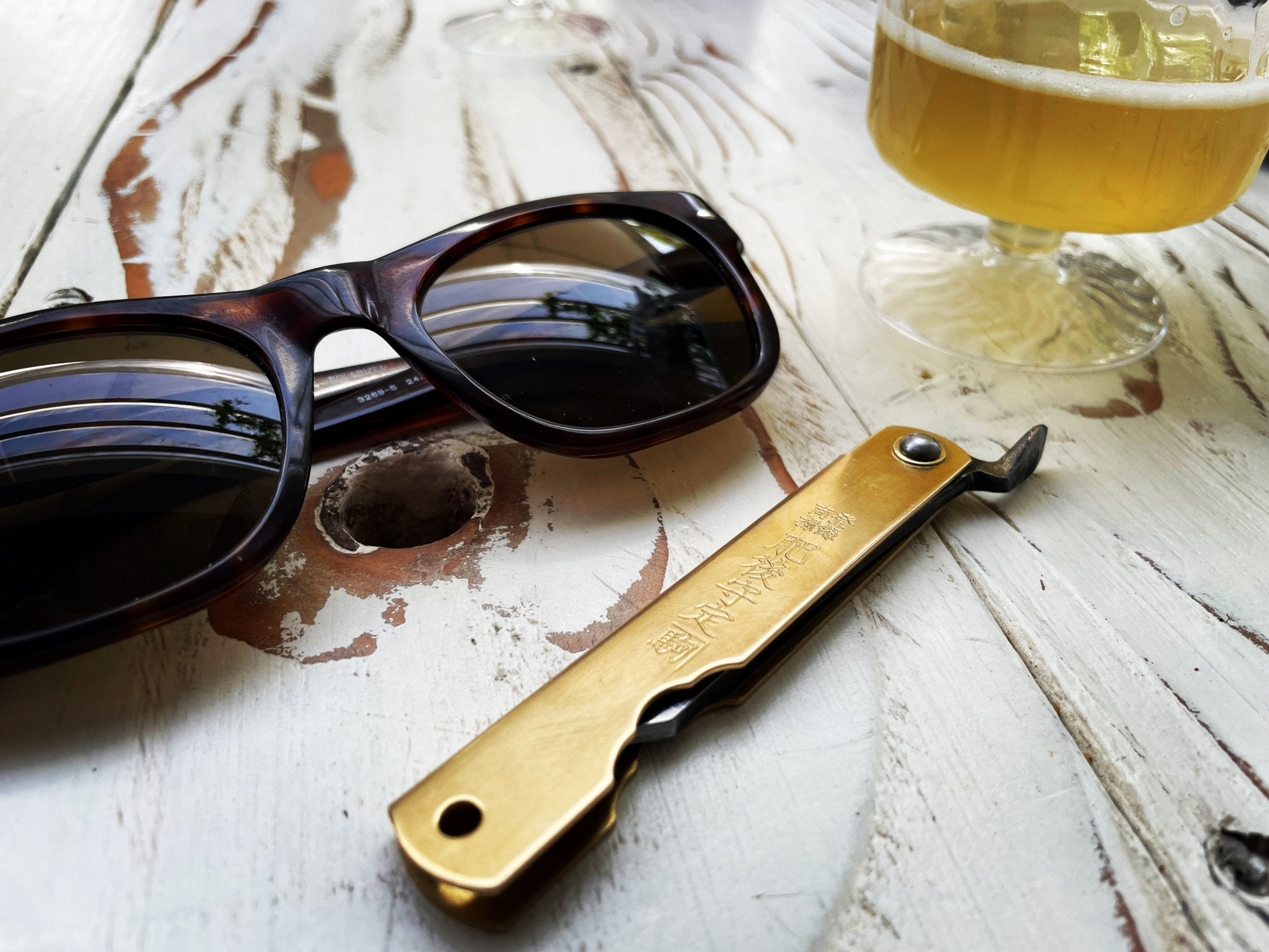 Banshu Hamono Higonokami Folding Knife - Brass - Pocket Knife | Gladfellow