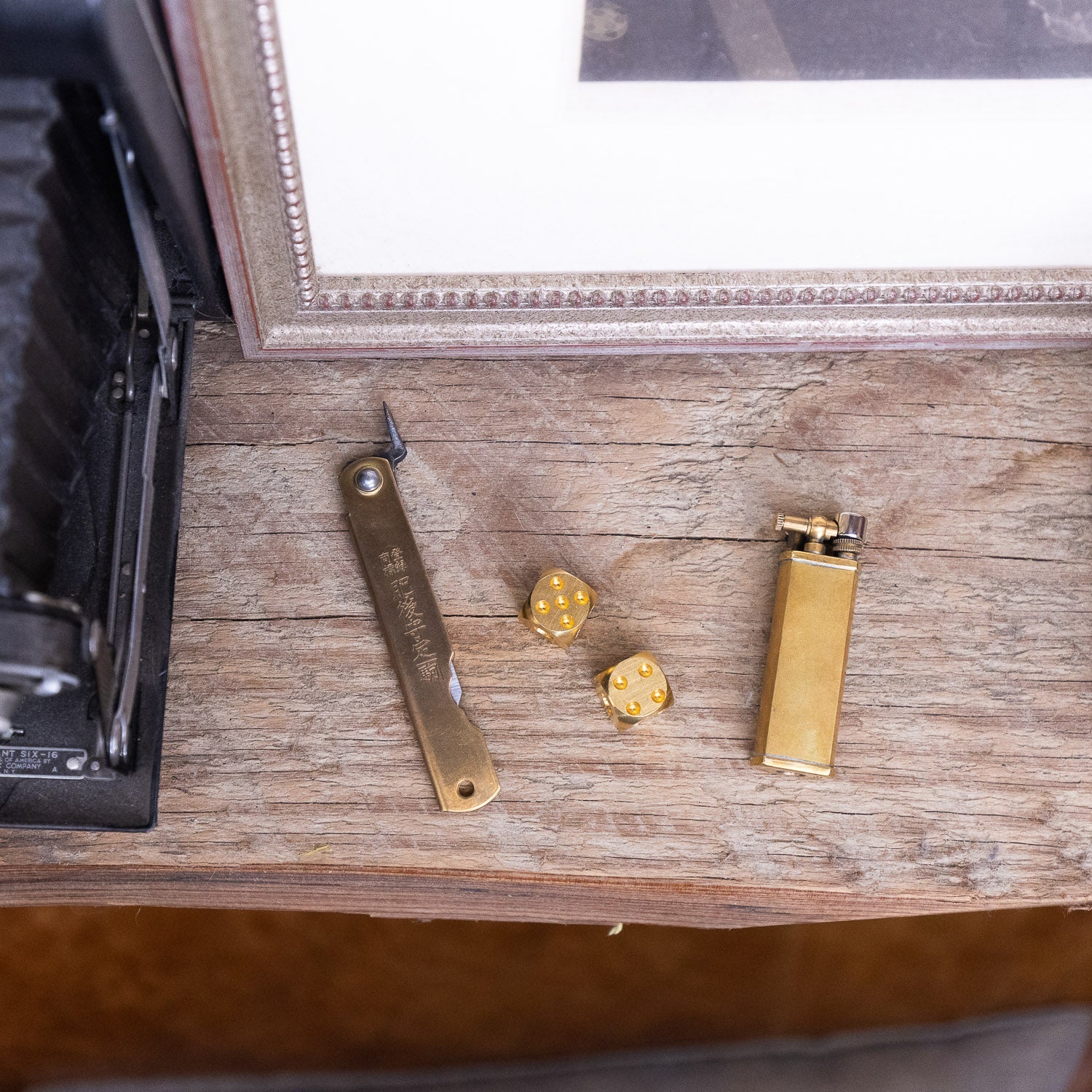 Banshu Hamono Higonokami Folding Knife - Brass - Pocket Knife | Gladfellow