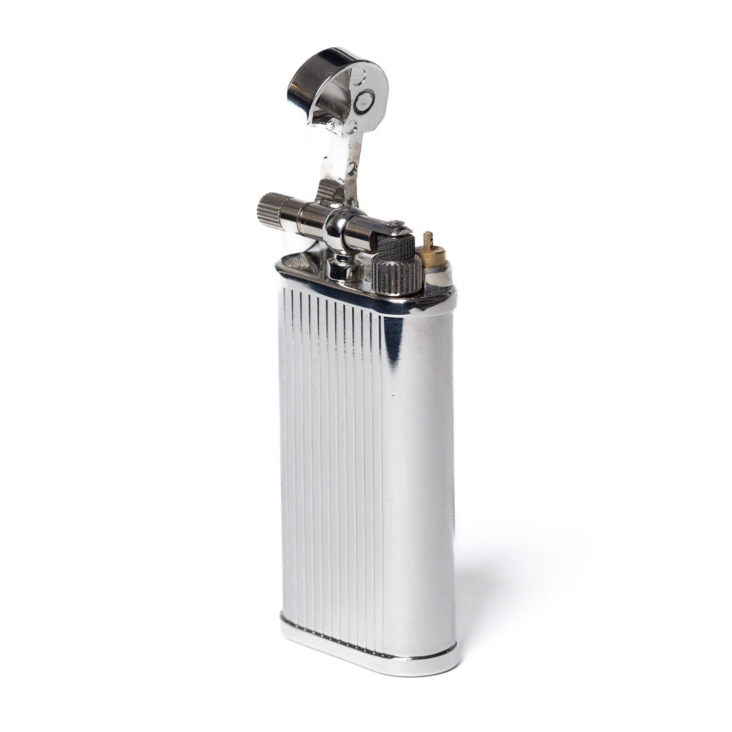 Kiribi Kabuto Mizo Pipe Lighter - Silver - Lighter | Gladfellow
