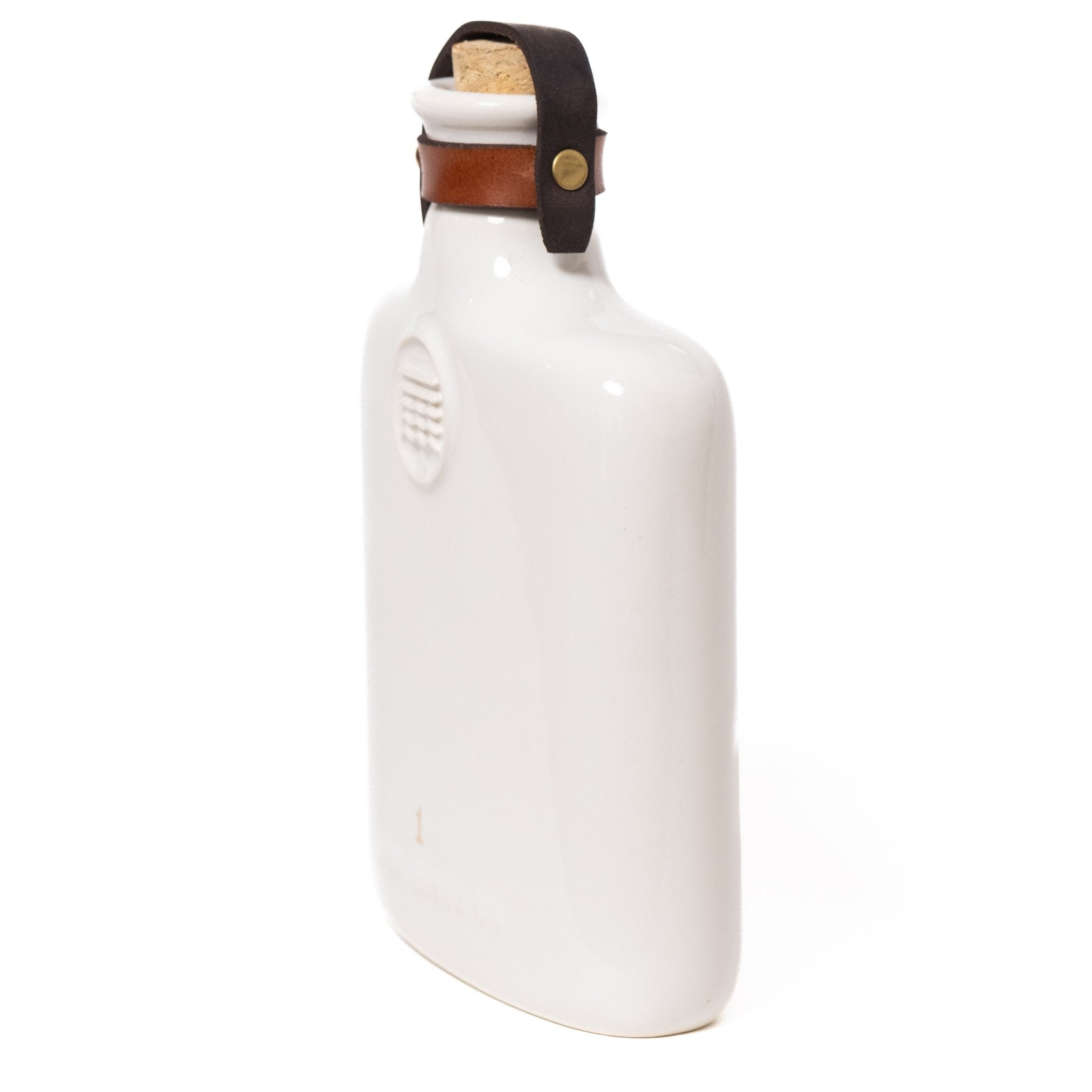 Misc. Goods Co. 11oz Ceramic Flask - Ivory - Flask | Gladfellow