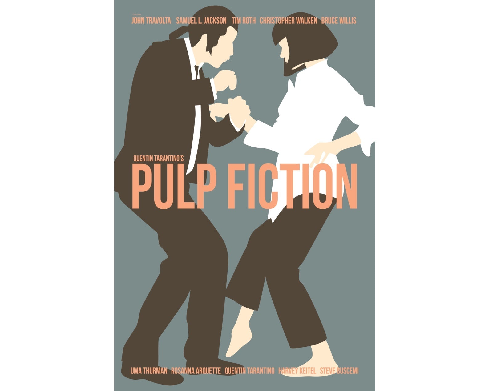 Pulp Fiction - Retro Movie Poster
