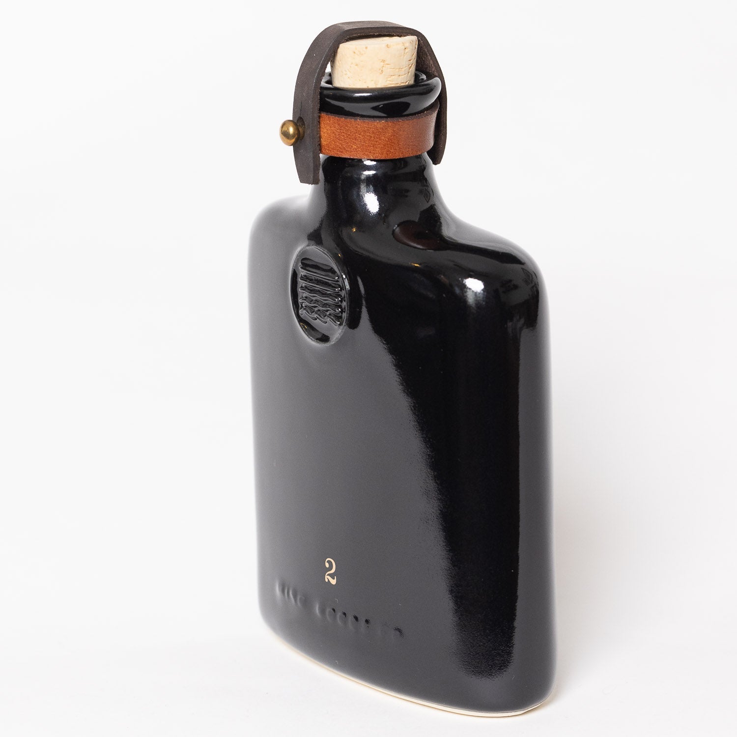 Misc. Goods Co. 11oz Ceramic Flask - Black - Flask | Gladfellow