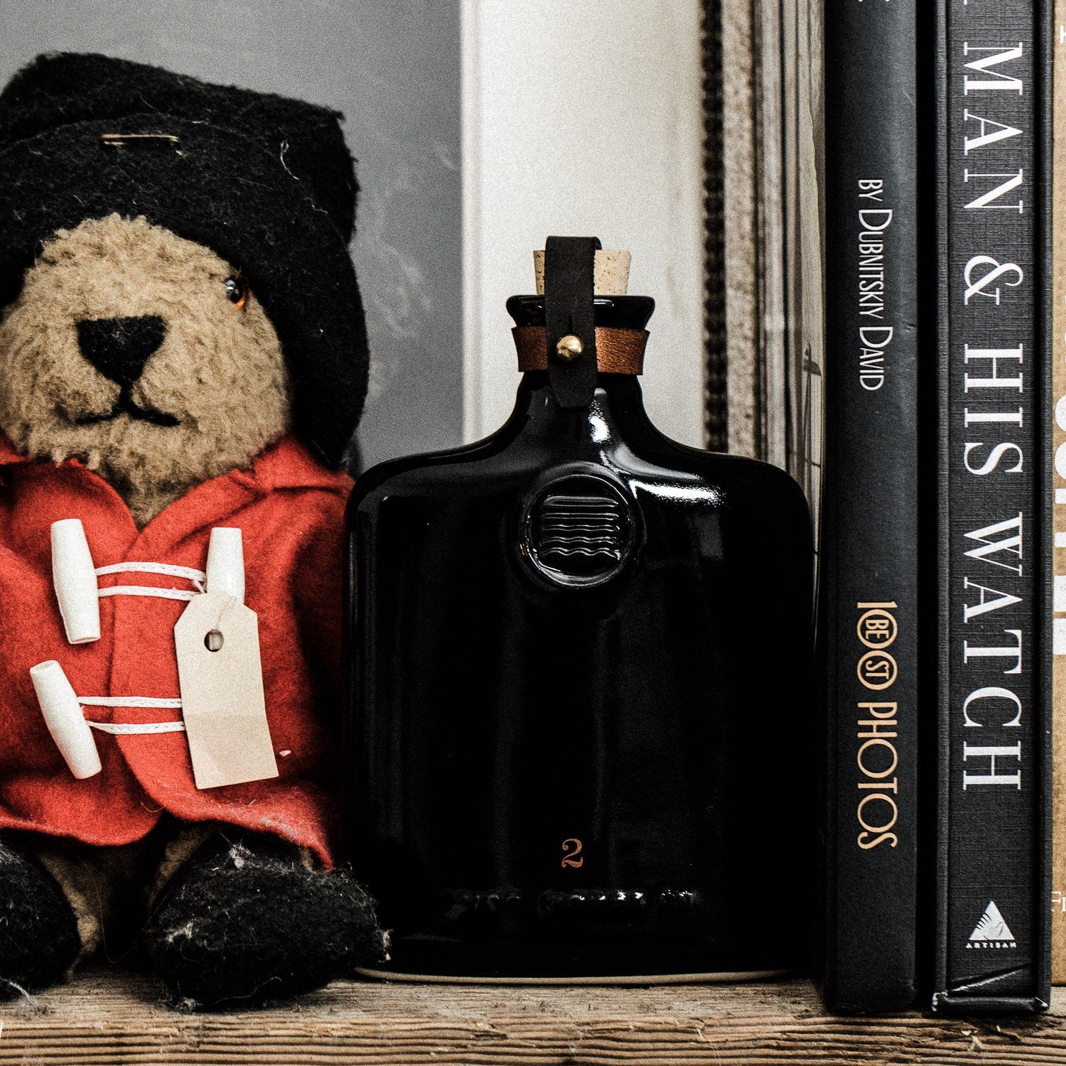 Misc. Goods Co. 11oz Ceramic Flask - Black - Flask | Gladfellow