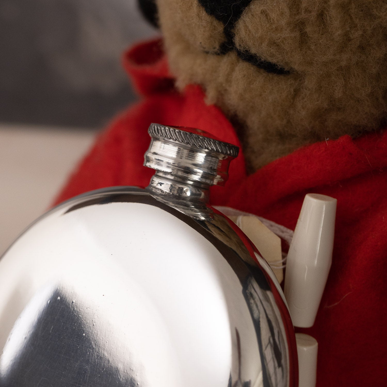 Pinder Brothers 6oz Round Flask - Pewter - Flask | Gladfellow