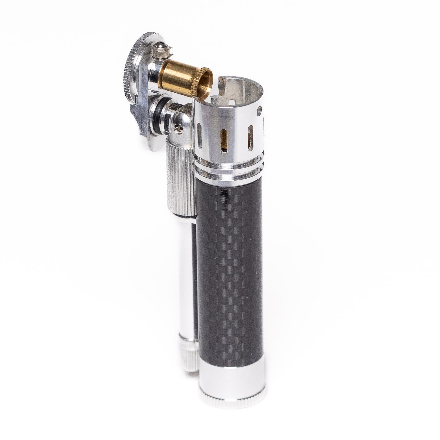 Tokyo Pipe Co Douglass Field S+ Lighter - Duralumin & Black Carbon - Lighter | Gladfellow