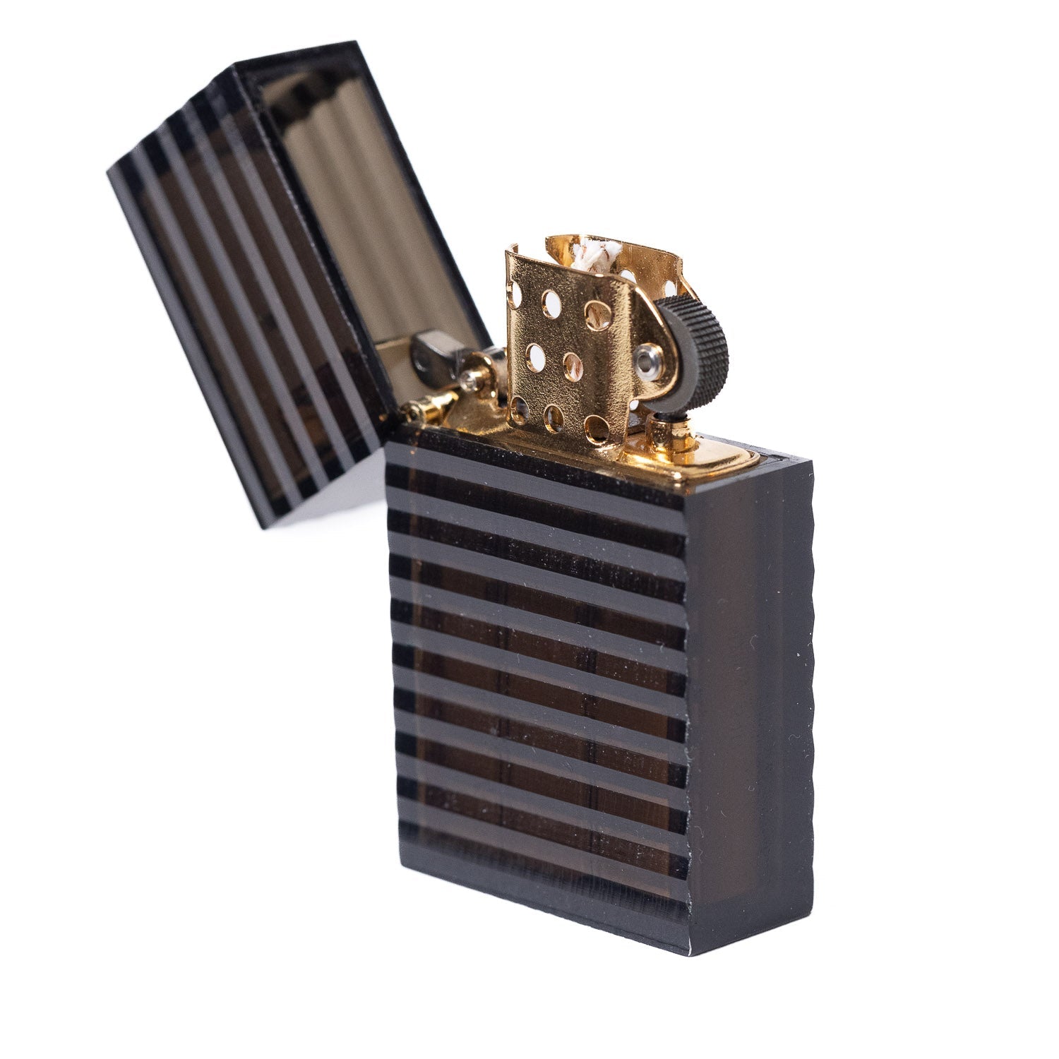 Tsubota Pearl Hard Edge Latitude Lighter - Black - Lighter | Gladfellow