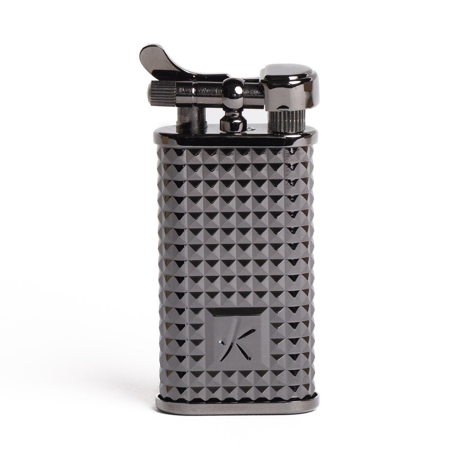 Kiribi Kabuto Kugi Pipe Lighter - Metallic Black