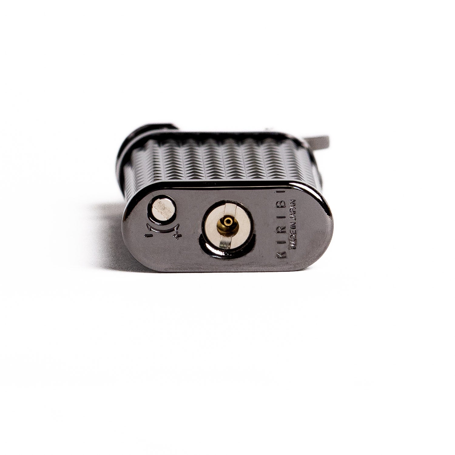 Kiribi Kabuto Kugi Pipe Lighter - Metallic Black