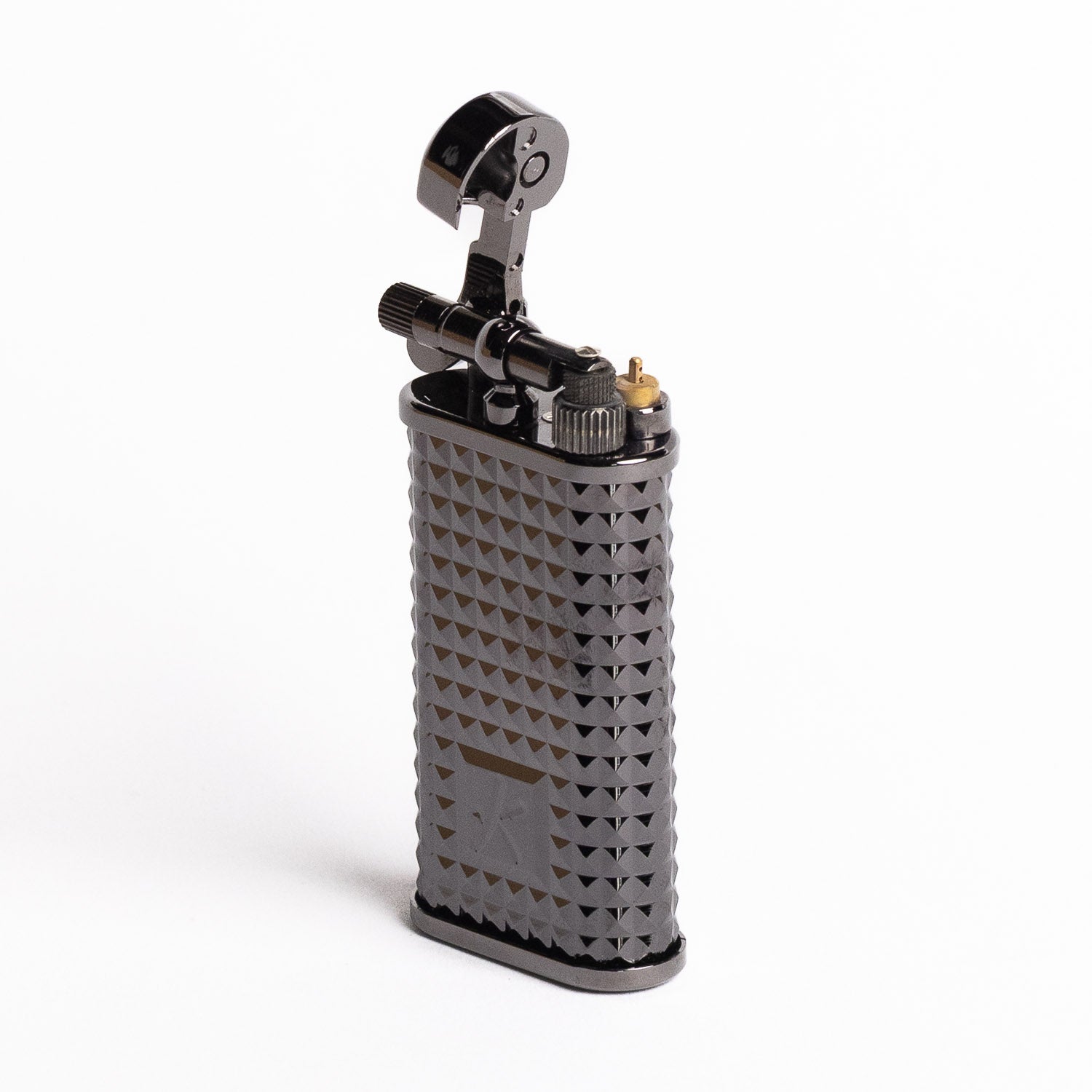 Kiribi Kabuto Kugi Pipe Lighter - Metallic Black