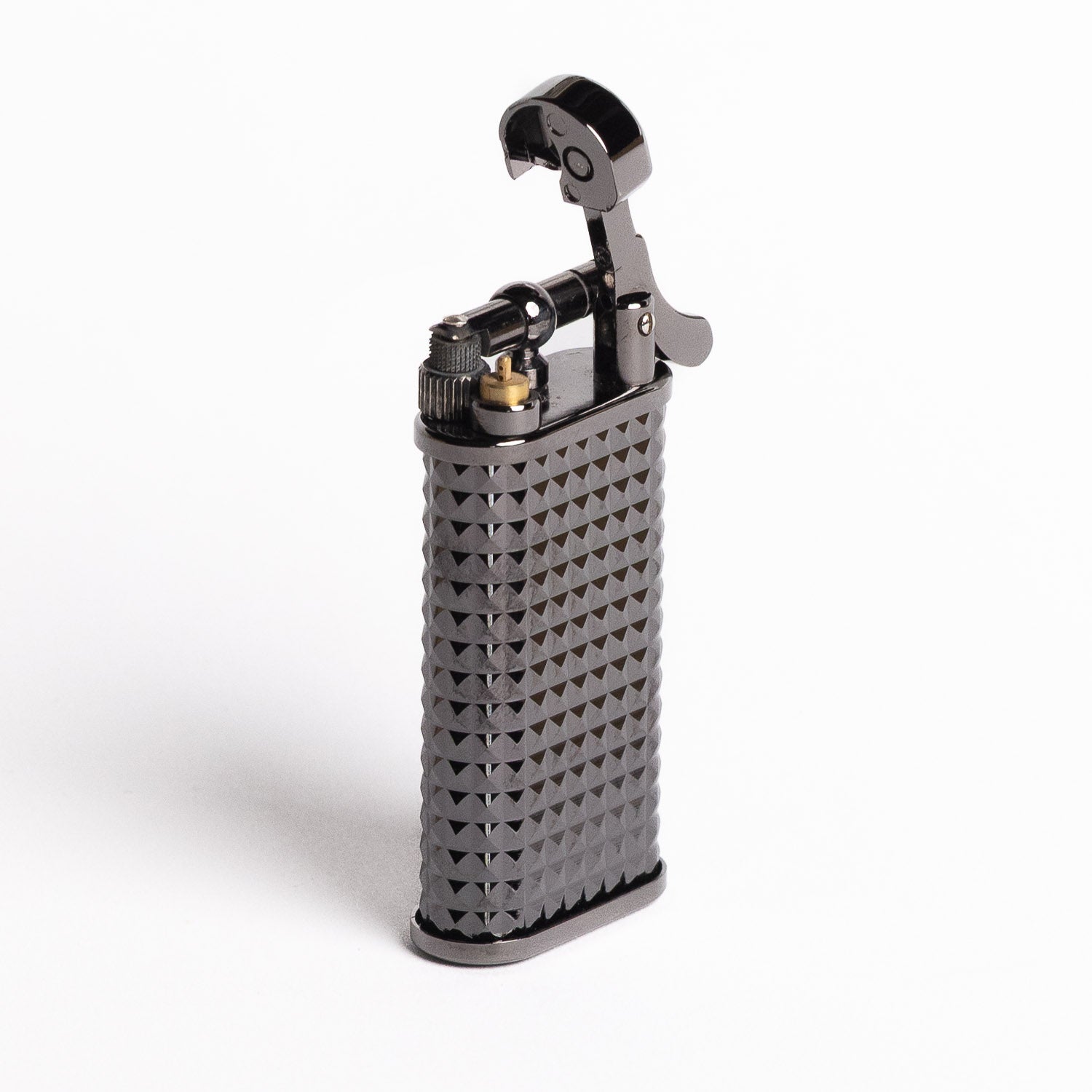 Kiribi Kabuto Kugi Pipe Lighter - Metallic Black