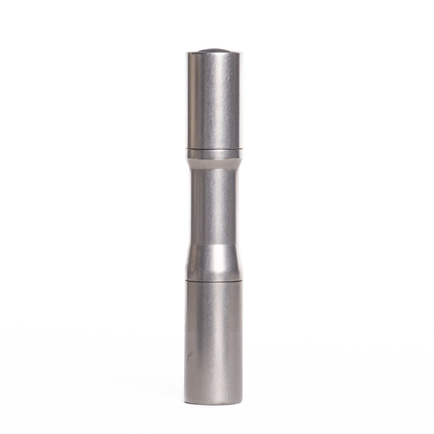 CWF Custom Micro Click Flashlight - Tumbled Titanium - Flashlight | Gladfellow