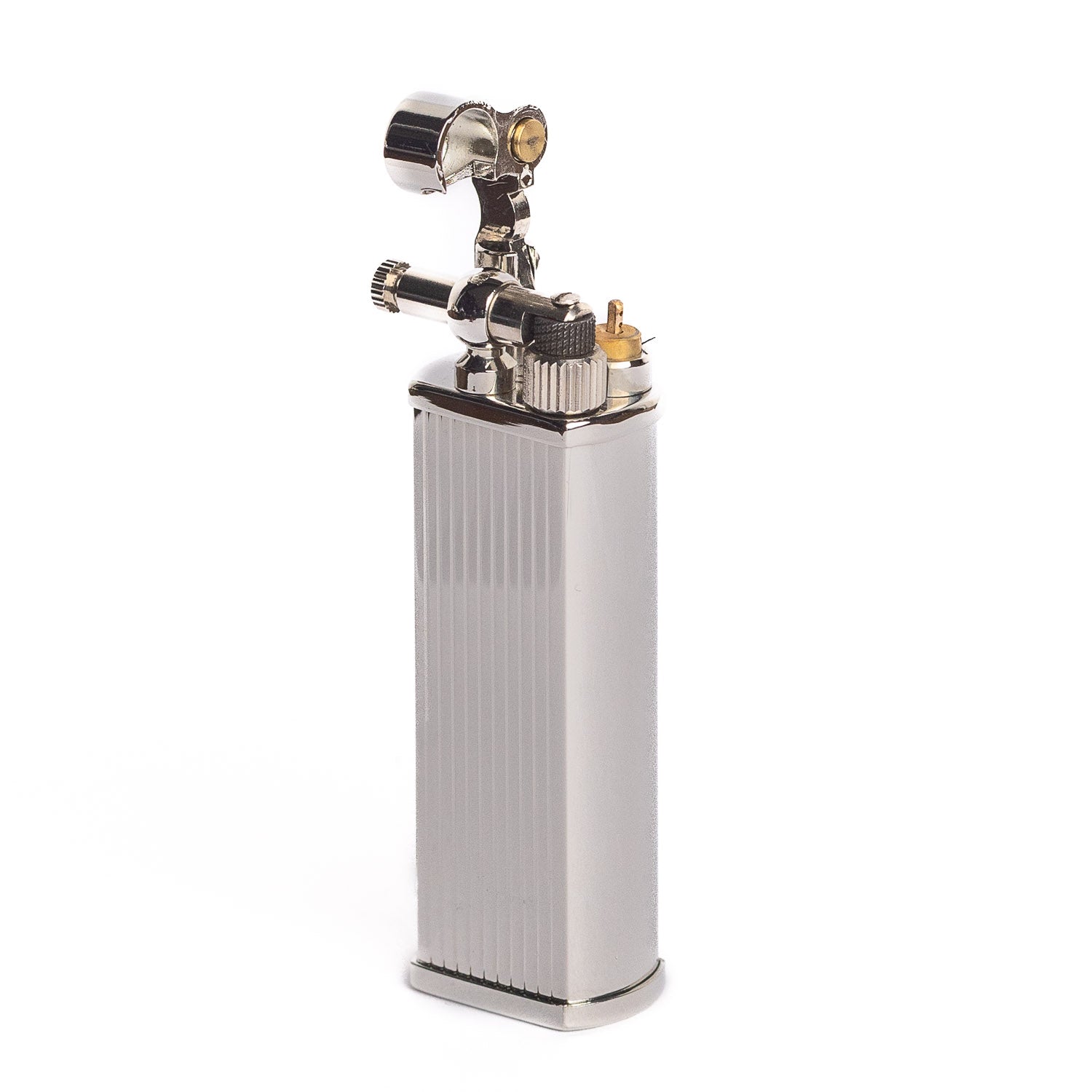 Kiribi Kenshi Pipe Lighter - Mizo Silver - Gladfellow