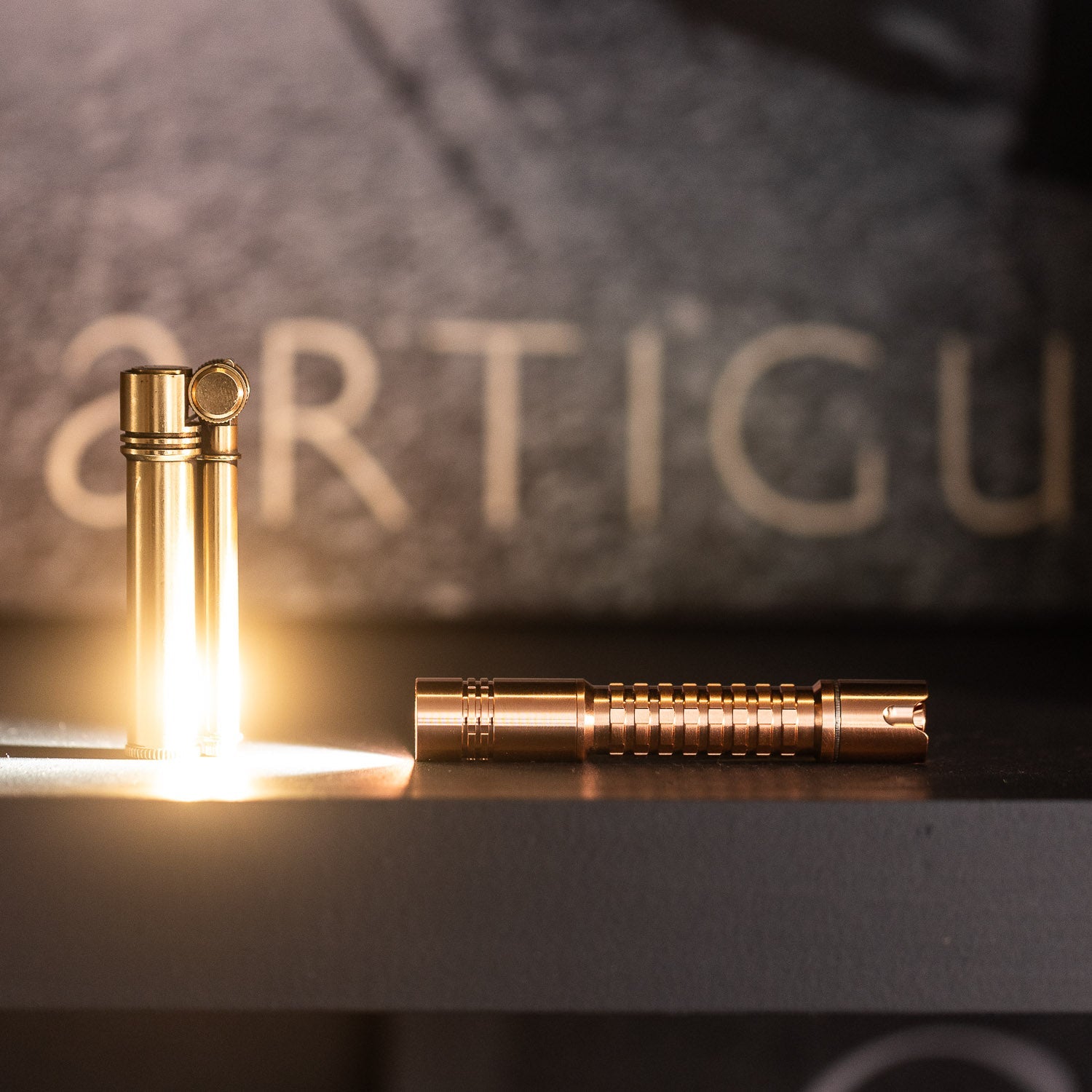 ReyLight Pineapple Mini Flashlight MKII - Copper - Gladfellow
