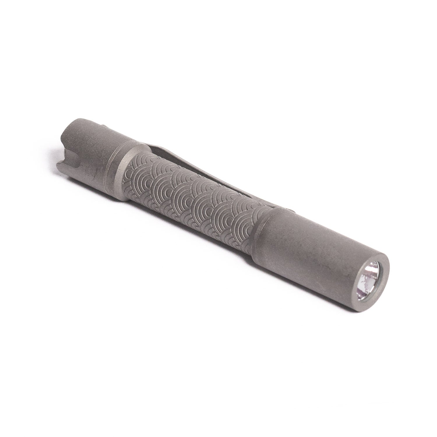 ReyLight Pineapple Mini Flashlight MKII - Seigaiha Stonewashed Titanium - Gladfellow