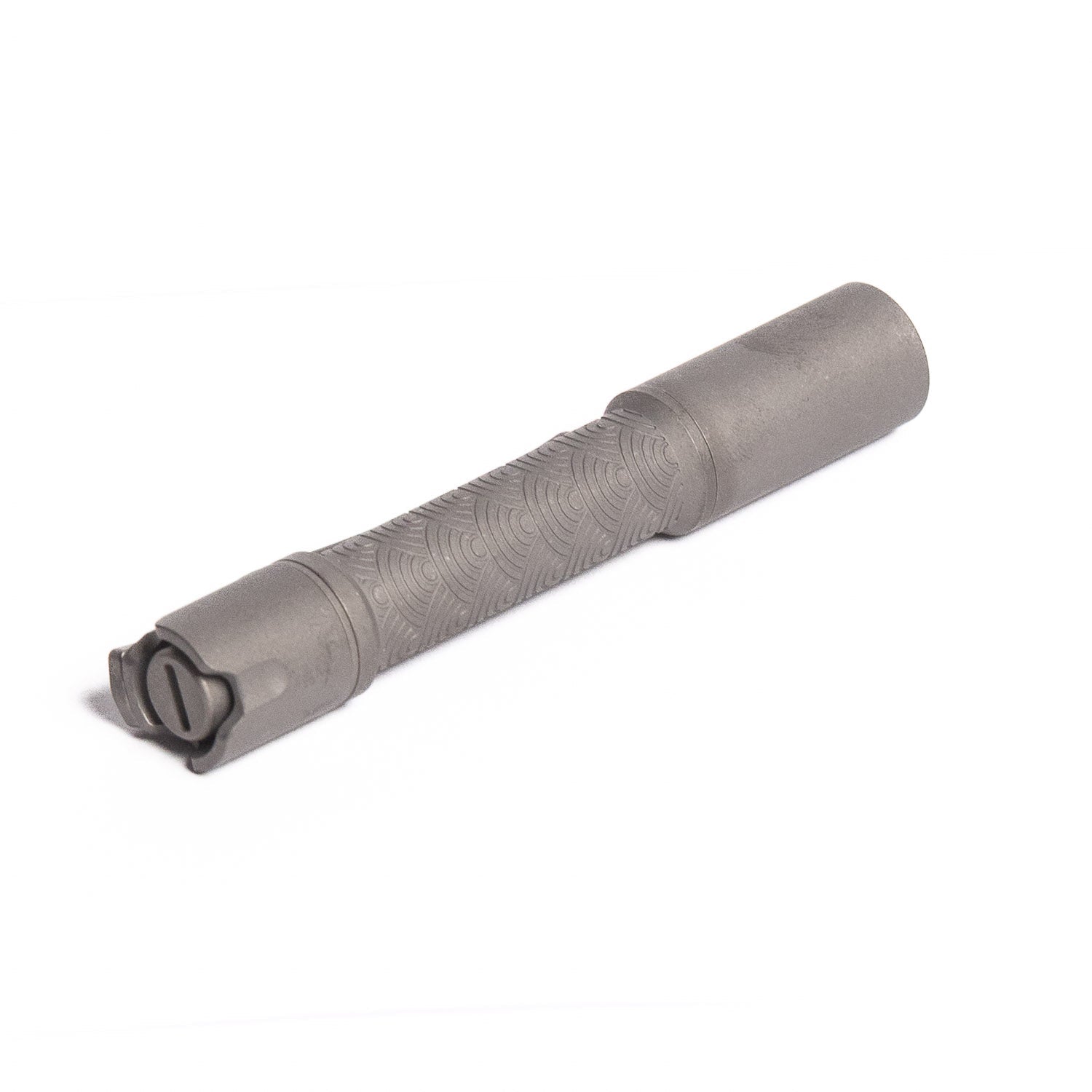 ReyLight Pineapple Mini Flashlight MKII - Seigaiha Stonewashed Titanium - Gladfellow