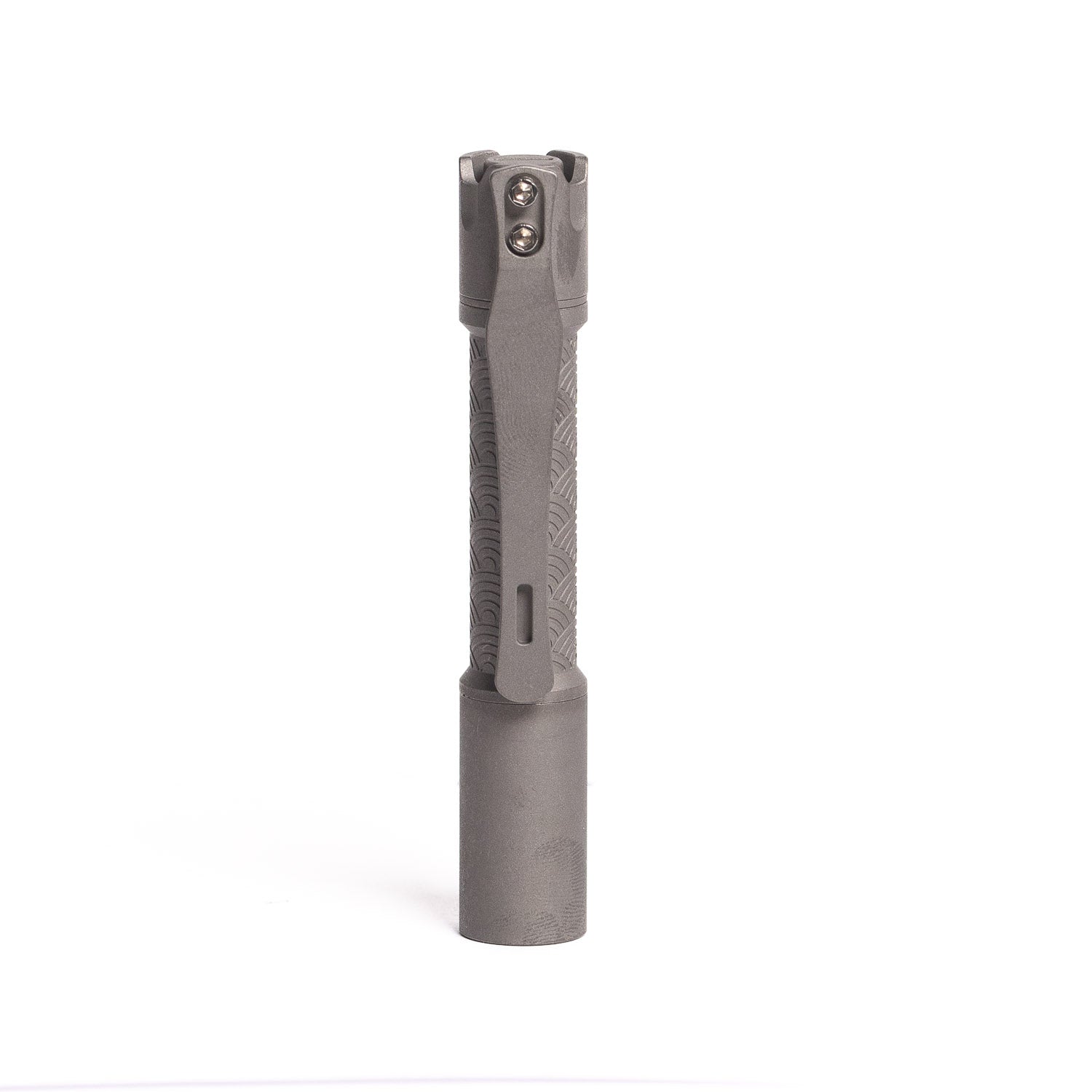 ReyLight Pineapple Mini Flashlight MKII - Seigaiha Stonewashed Titanium - Gladfellow