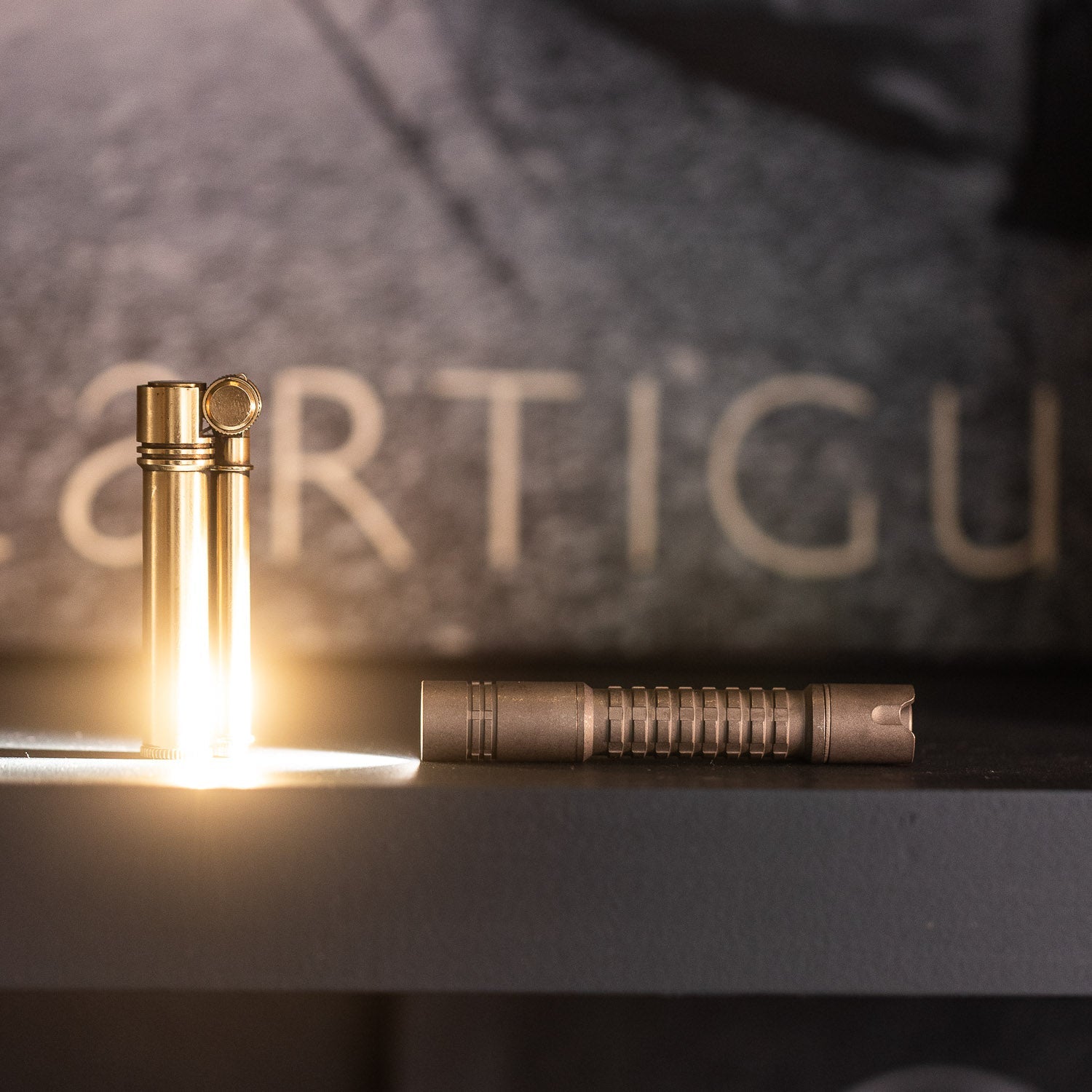 ReyLight Pineapple Mini Flashlight MKII - Stonewashed Titanium - Gladfellow