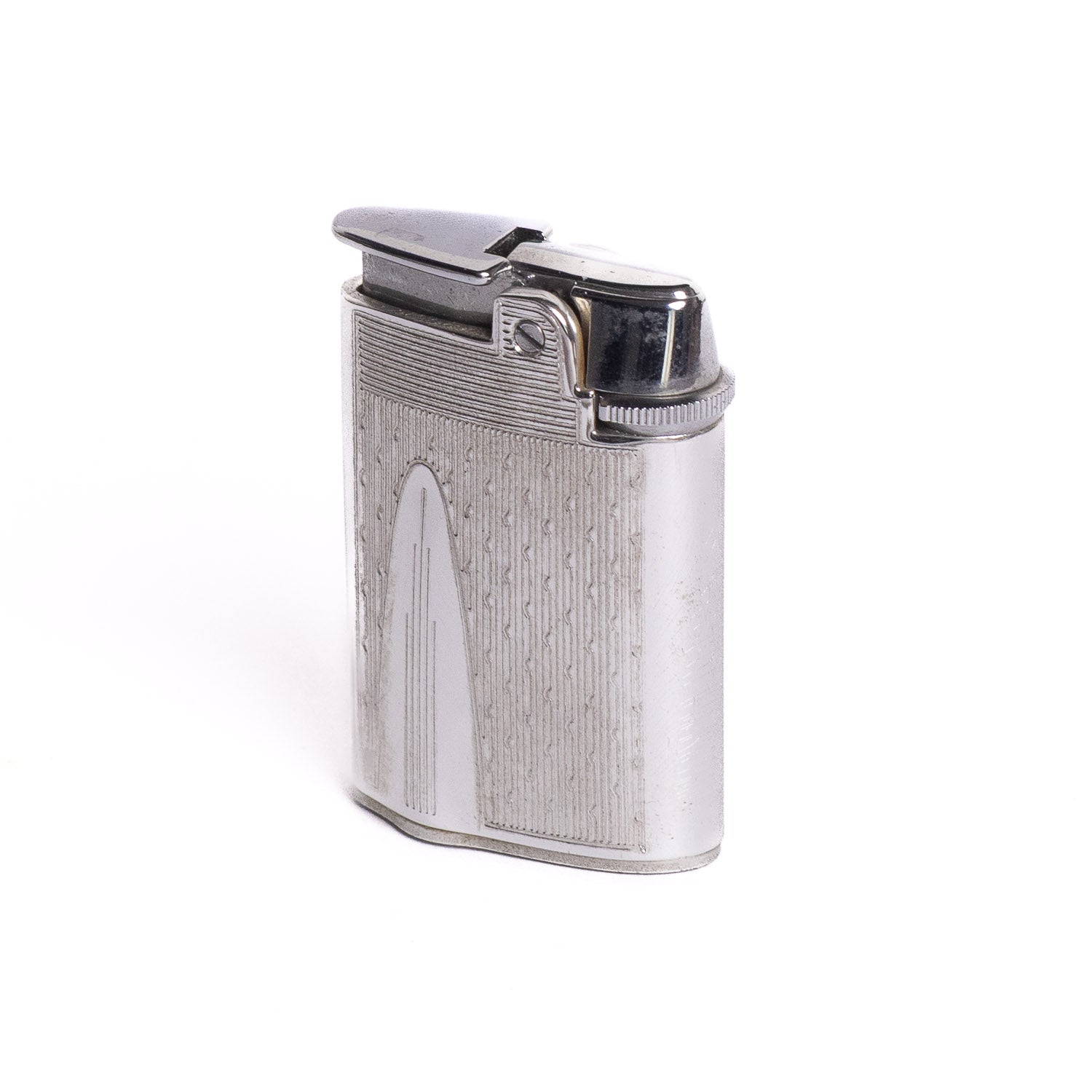 Ronson Varaflame Jetstream Vintage Lighter – Chrome Finish - Gladfellow