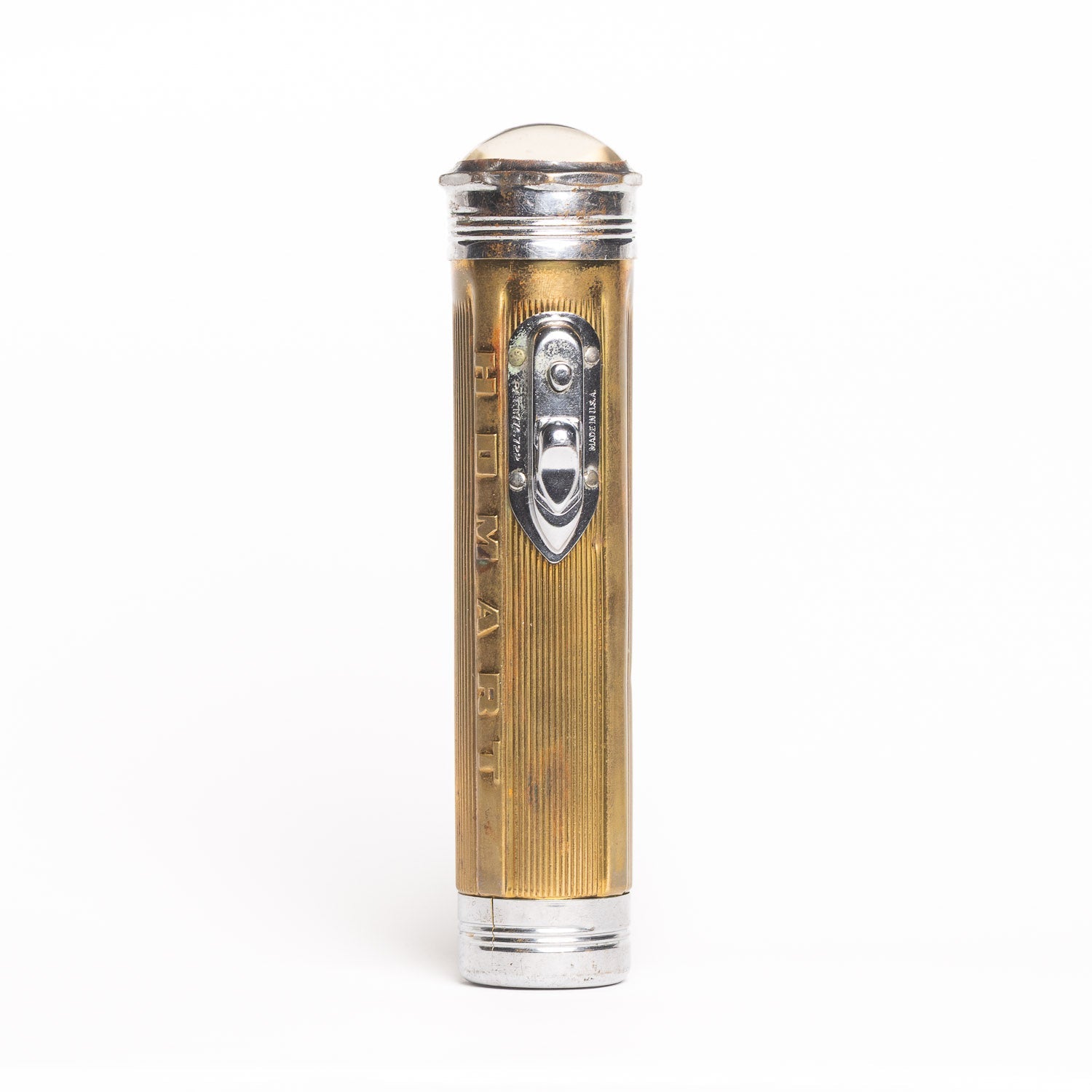 Vintage Homart Copper & Chrome Flashlight - Flashlight | Gladfellow