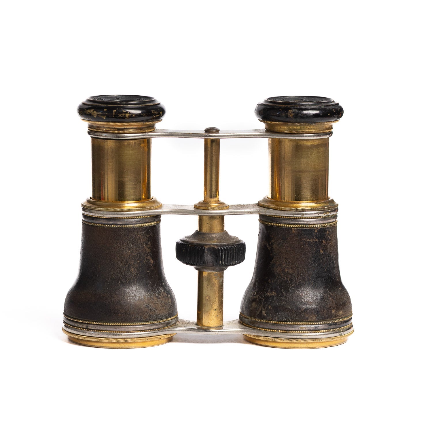 Vintage Opera Glasses - Brass & Leather - Gladfellow