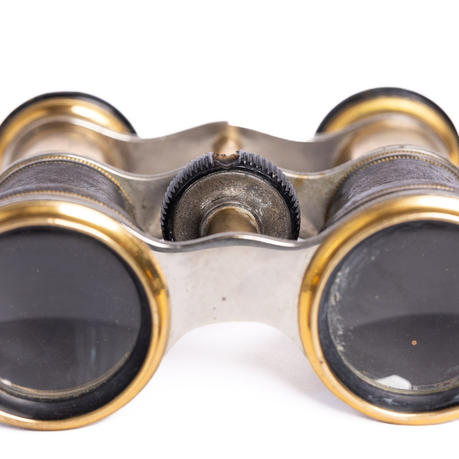 Vintage Opera Glasses - Brass & Leather - Gladfellow