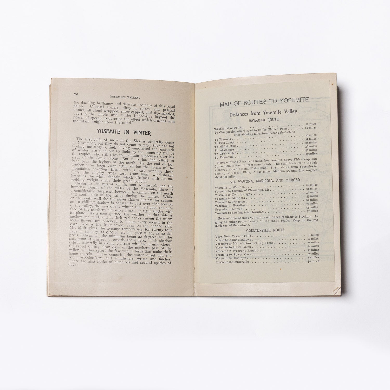 Yosemite Souvenir and Guide - 1902 - Vintage Books | Gladfellow