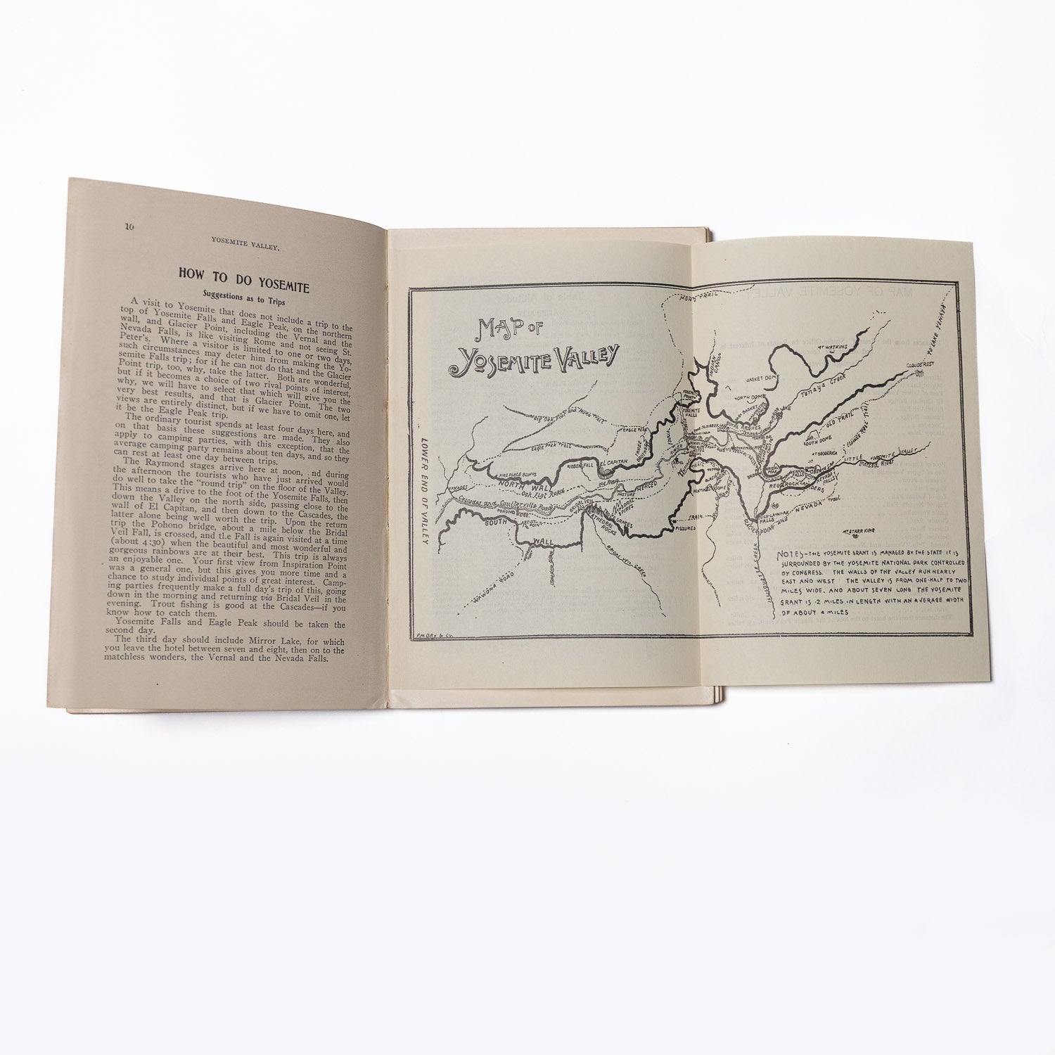 Yosemite Souvenir and Guide - 1902 - Vintage Books | Gladfellow
